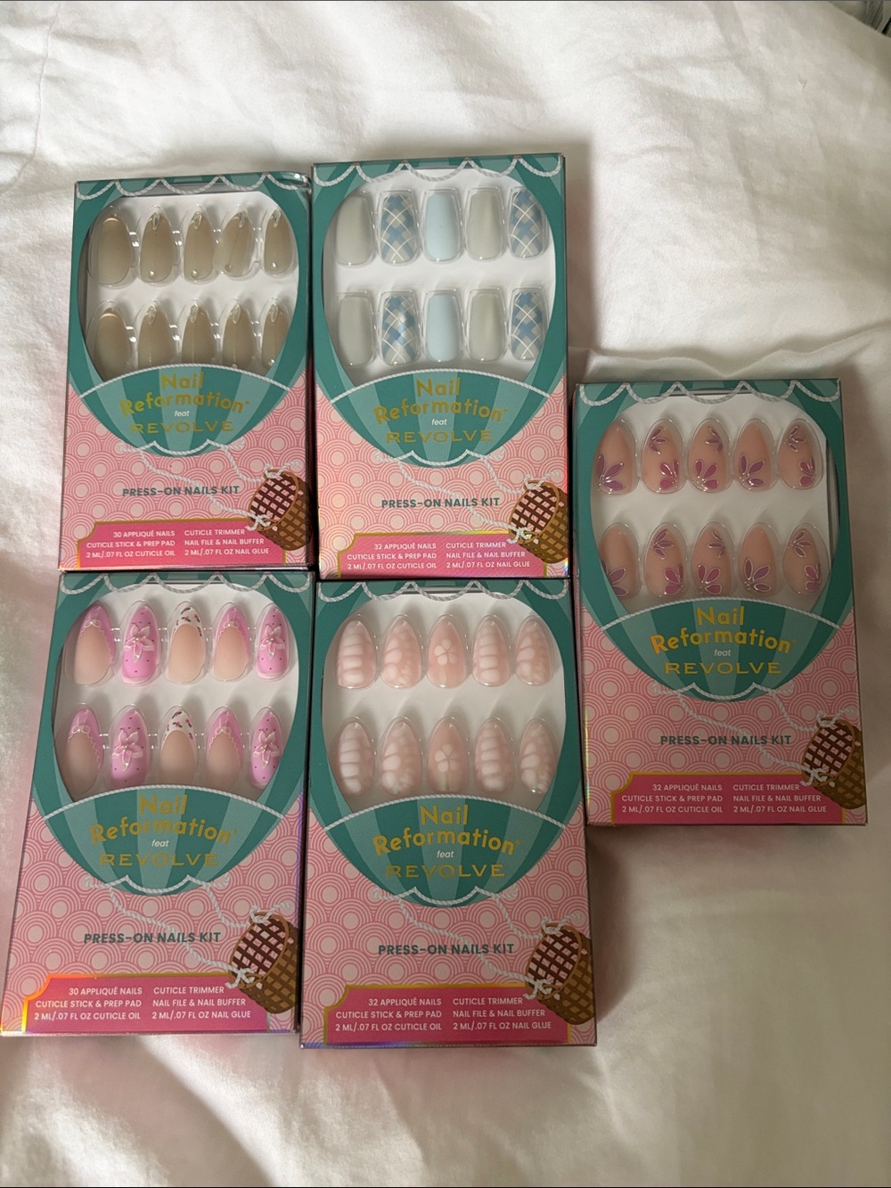 5 x Nail Reformation ft Revolve press on nails
